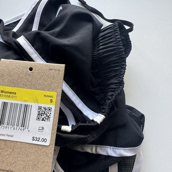 Nike Tempo Dri-FIT Women's S Small Black Brief Lined Running Workout Gym Shorts - Picture 3 of 7